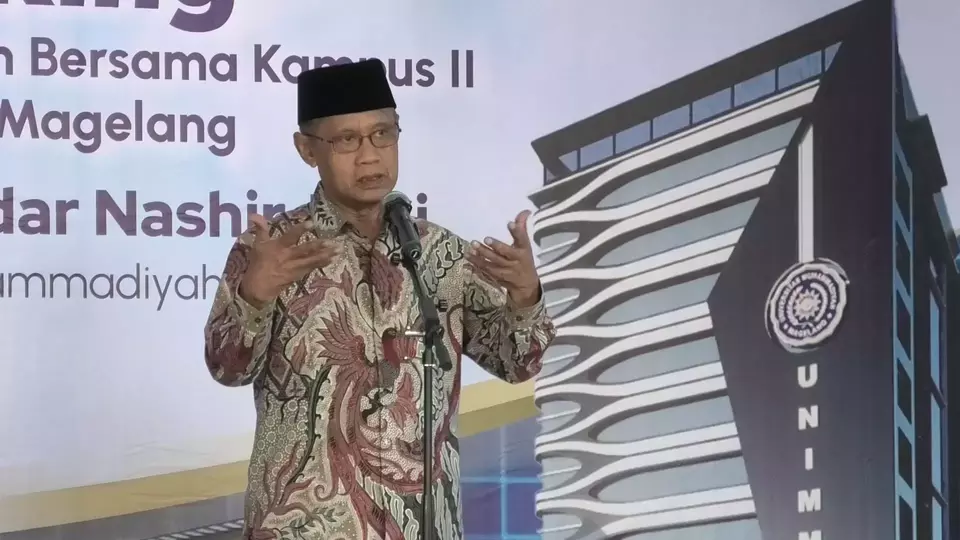 Image Credit Priyo Budi Santoso/BEritasatu - Ketua Umum Pimpinan Pusat (PP) Muhammadiyah, Haedar Nashir.