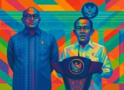 Ilustrasi. Menteri Energi dan Sumber Daya Mineral (ESDM) (kanan) saat memberikan pernyataan pers di Istana Kepresidenan, Jakarta, Kamis (22/5/2025).(Indonesiaupdates.com)