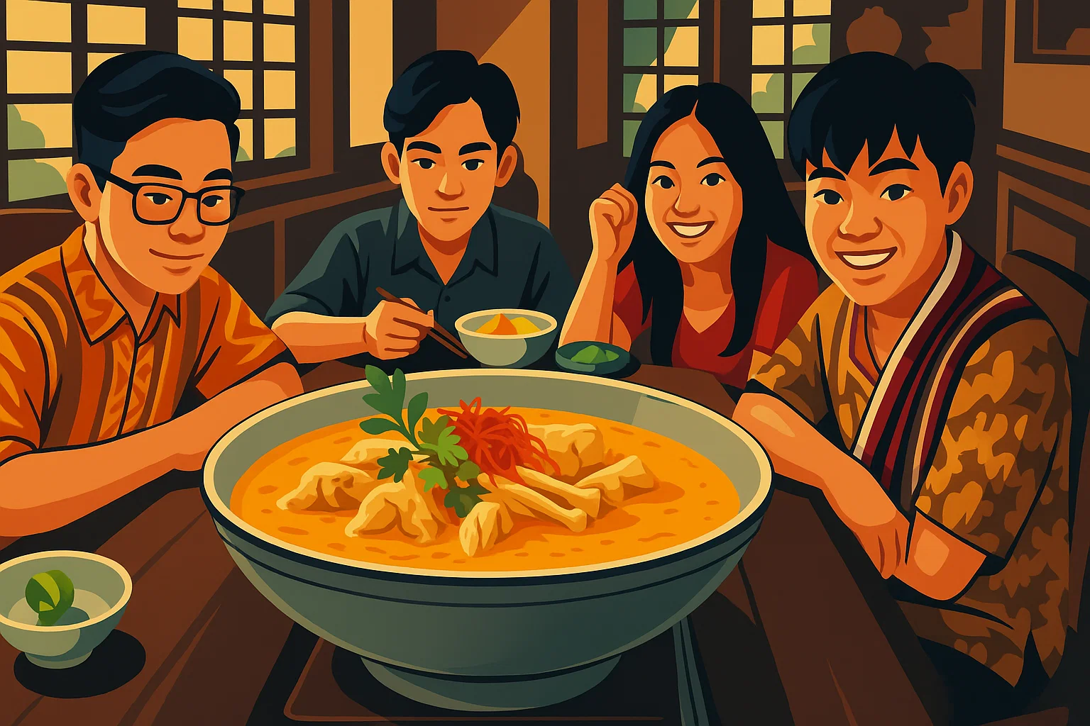Ilustrasi - Resep soto santan.