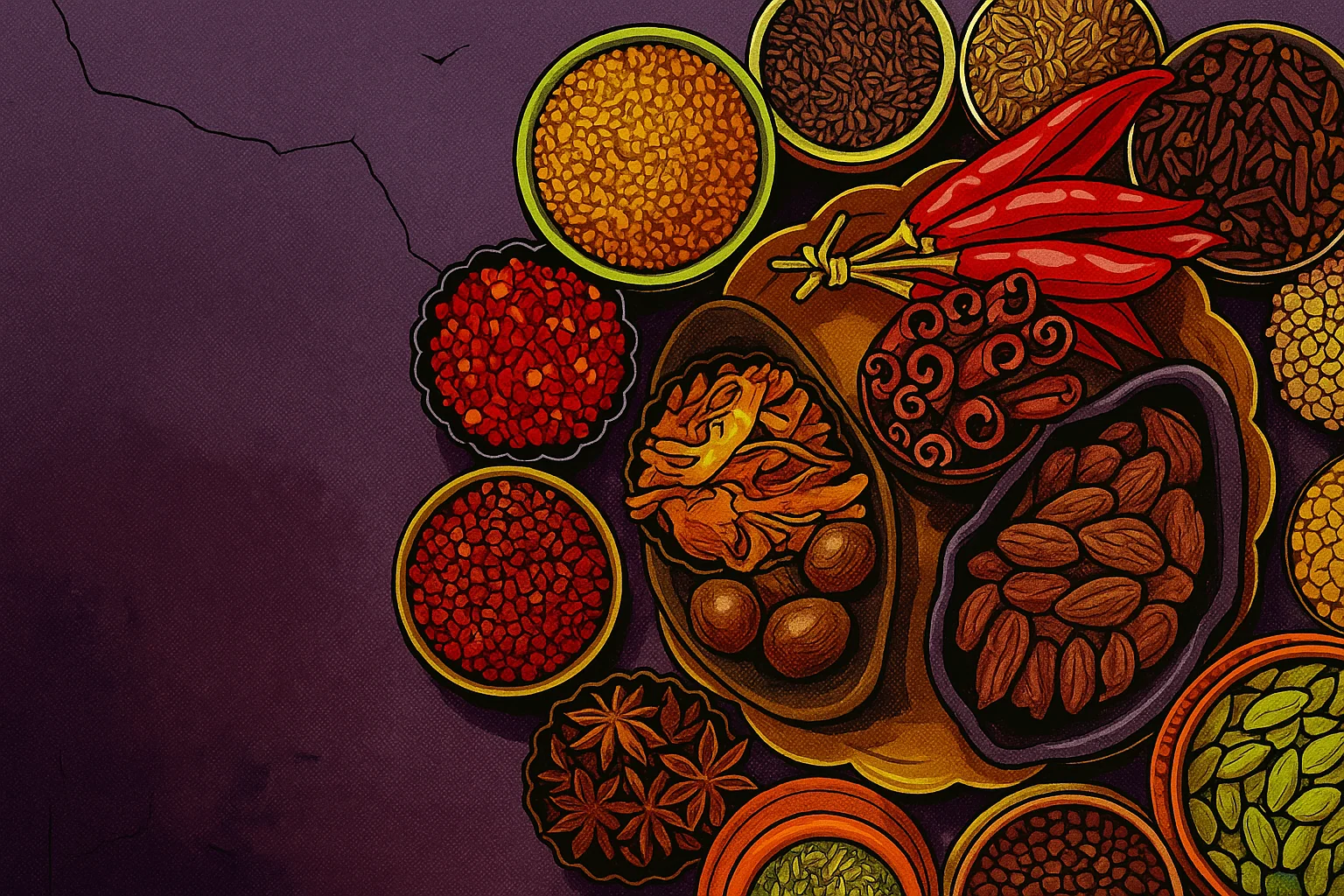 Ilustrasi - Bumbu kering.