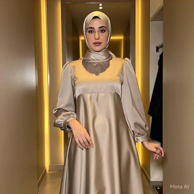 Baju bridesmaid ala Malaysia. (MetaAi)