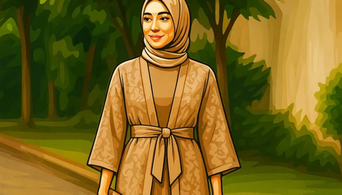 Tren Gamis Muslimah 2025: Model Polos Dua Warna hingga Gamis Kotak-Kotak Bikin Tampil Lebih Muda