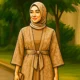 Tren Gamis Muslimah 2025: Model Polos Dua Warna hingga Gamis Kotak-Kotak Bikin Tampil Lebih Muda