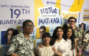 Image Credit Rifaldi Putra Irianto/MI - Cast film Hanya Namamu Dalam Doaku.