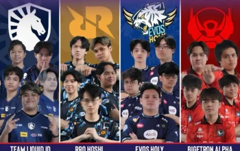 Image Credit ESL Indonesia - Tim Indonesia Team Liquid ID, RRQ Hoshi, Evos Holy, Bigetron Alpha, bersiap untuk ESL Mobile Legends: Bang Bang (MLBB) Season 6 Challenge Finals APAC di Persada Johor International Convention Center, Johor, Malaysia, pada 10-16 Februari 2025.