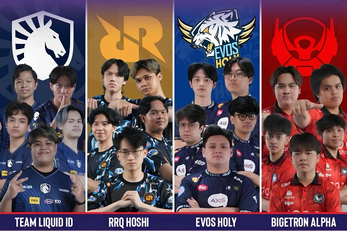 Image Credit ESL Indonesia - Tim Indonesia Team Liquid ID, RRQ Hoshi, Evos Holy, Bigetron Alpha, bersiap untuk ESL Mobile Legends: Bang Bang (MLBB) Season 6 Challenge Finals APAC di Persada Johor International Convention Center, Johor, Malaysia, pada 10-16 Februari 2025.