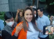 Nikita Mirzani di Polda Metro Jaya, Selasa (4/3/2025). (M. Altaf Jauhar)