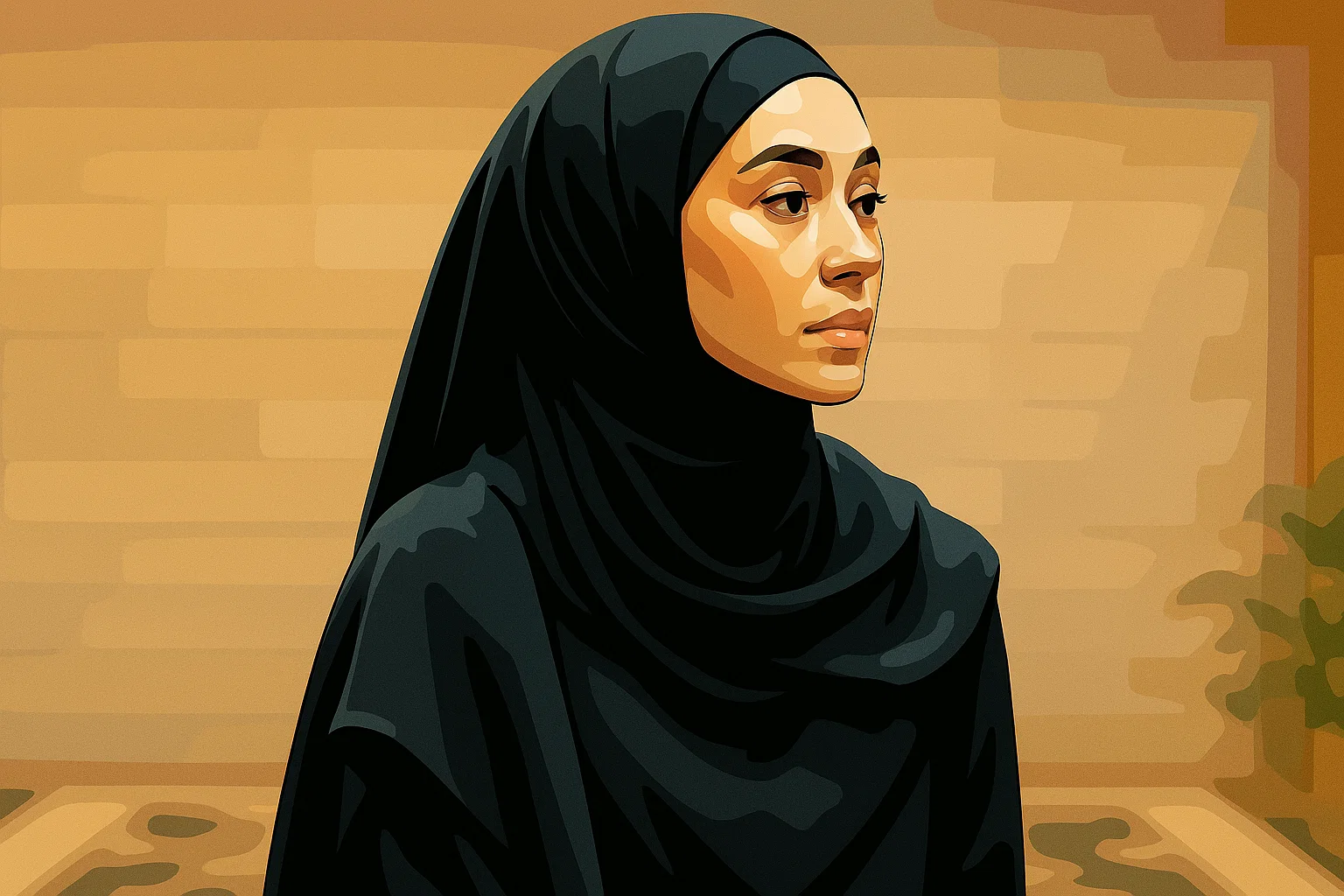 Ilustrasi - Gaya hijab Lesti Kejora.