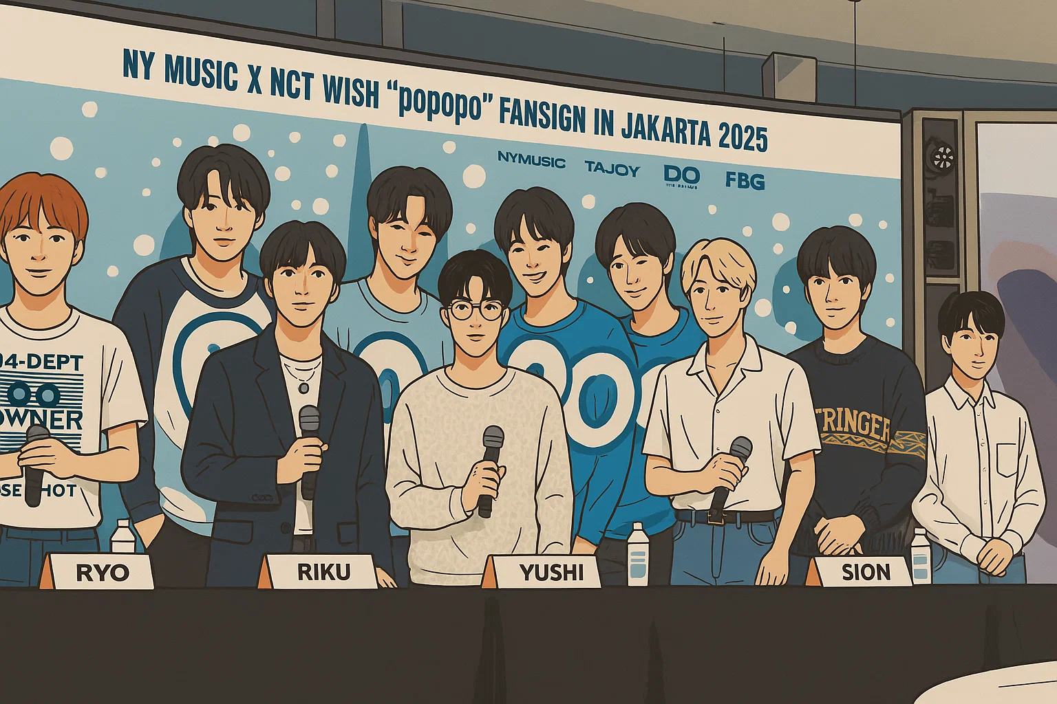 Ilustrasi - NCT Wish.