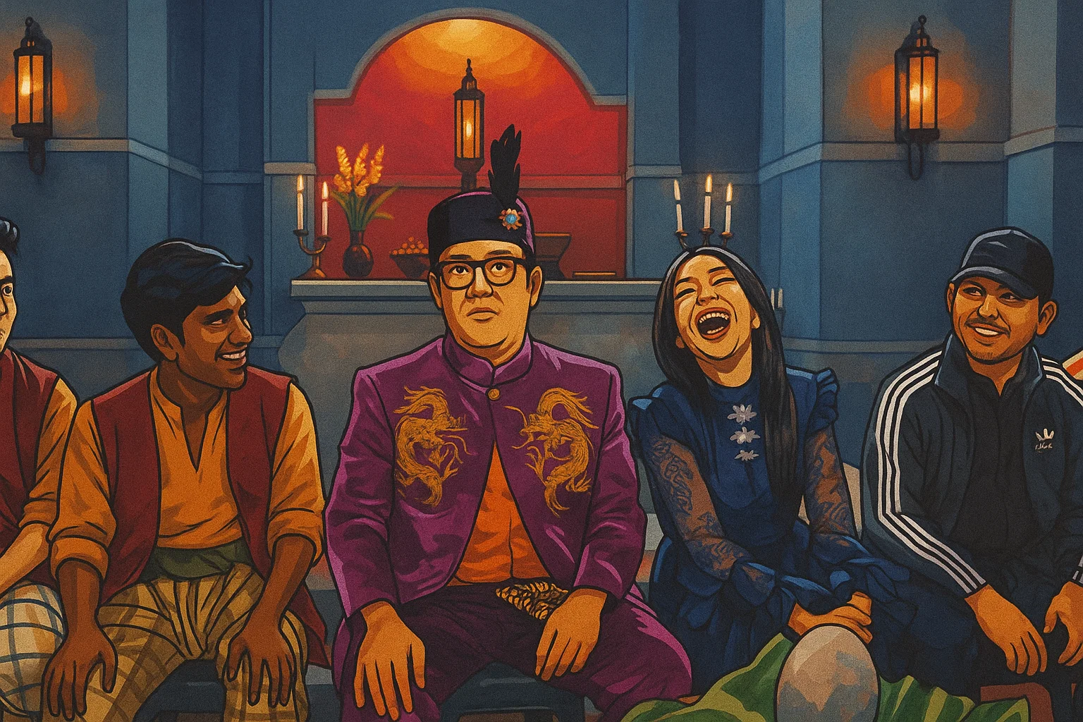 Ilustrasi - Andre Taulany dan Hesti Purwadinata Bikin Ngakak di Comic 8.