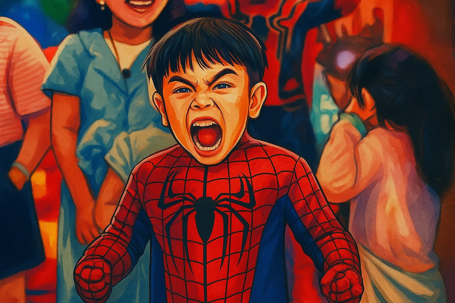Ilustrasi - Potret pesta ultah Gala Sky ke-4.