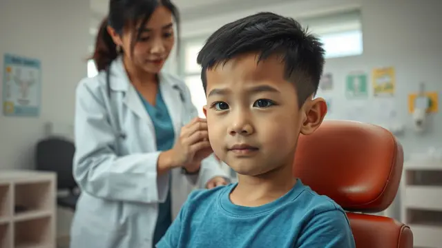 Image Credit AI Generate - Deteksi dini mata juling pada anak kini bisa dilakukan di rumah hanya dengan HP. Pelajari cara mendeteksi mata juling pada anak dan cegah risiko mata malas sejak awal.