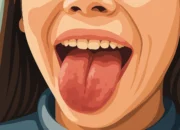 Ilustrasi. Lidah pecah pecah.