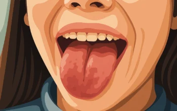 Ilustrasi. Lidah pecah pecah.