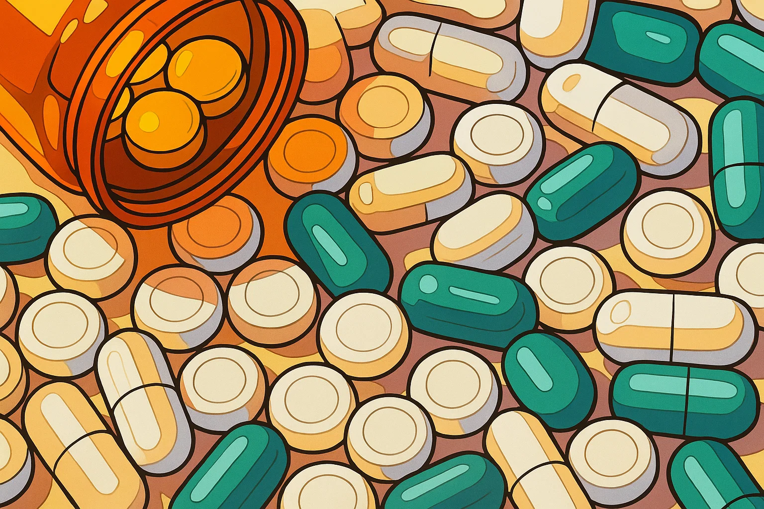 Ilustrasi - Obat-Obatan.
