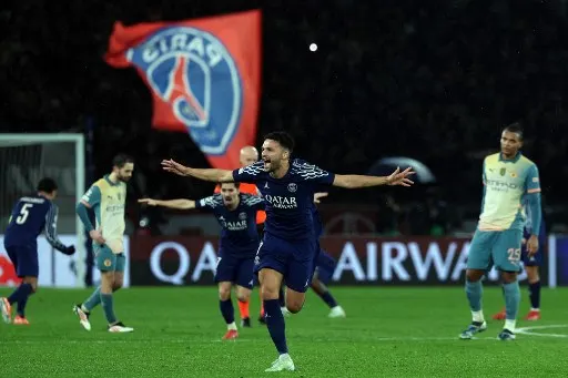 Imaga Credit Ap - PSG Vs Man City: Les Parisiens Menang 4-2