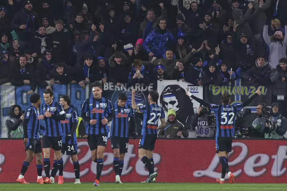 Image Credit Stefano Nicoli/LaPresse/AP - Preview Atalanta kontra Sturm Graz.