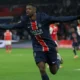 Image Credit Thomas Samson/AFP - Penyerang Paris Saint-Germain #10 Ousmane Dembele pada pertandingan sepak bola Liga Prancis di Stadion Parc des Princes di Paris pada Sabtu (25/1/2025).