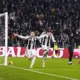 Image Credit AP - Francisco Conceicao dari Juventus melakukan selebrasi seusai mencetak gol 1-0 melawan Inter Milan pada pertandingan sepak bola Serie A Italia di Turin.