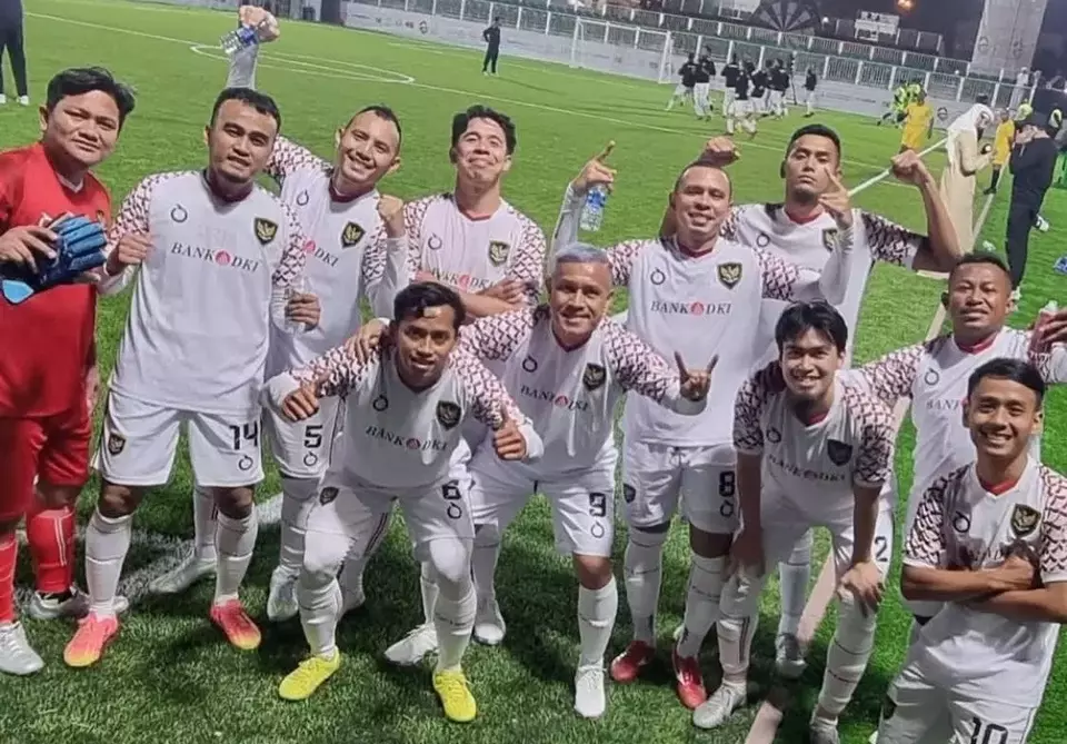 Image Credit Istimewa - Selebrasi pemain Timnas Minifootball Indonesia.