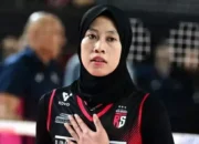 Image Credit KOVO - Megawati Hangestri Pertiwi mencetak 40 poin dalam laga Red Sparks melawan Pink Spiders di Chungmu Gymnasium, Daejeon, Jumat, 4 April 2025.