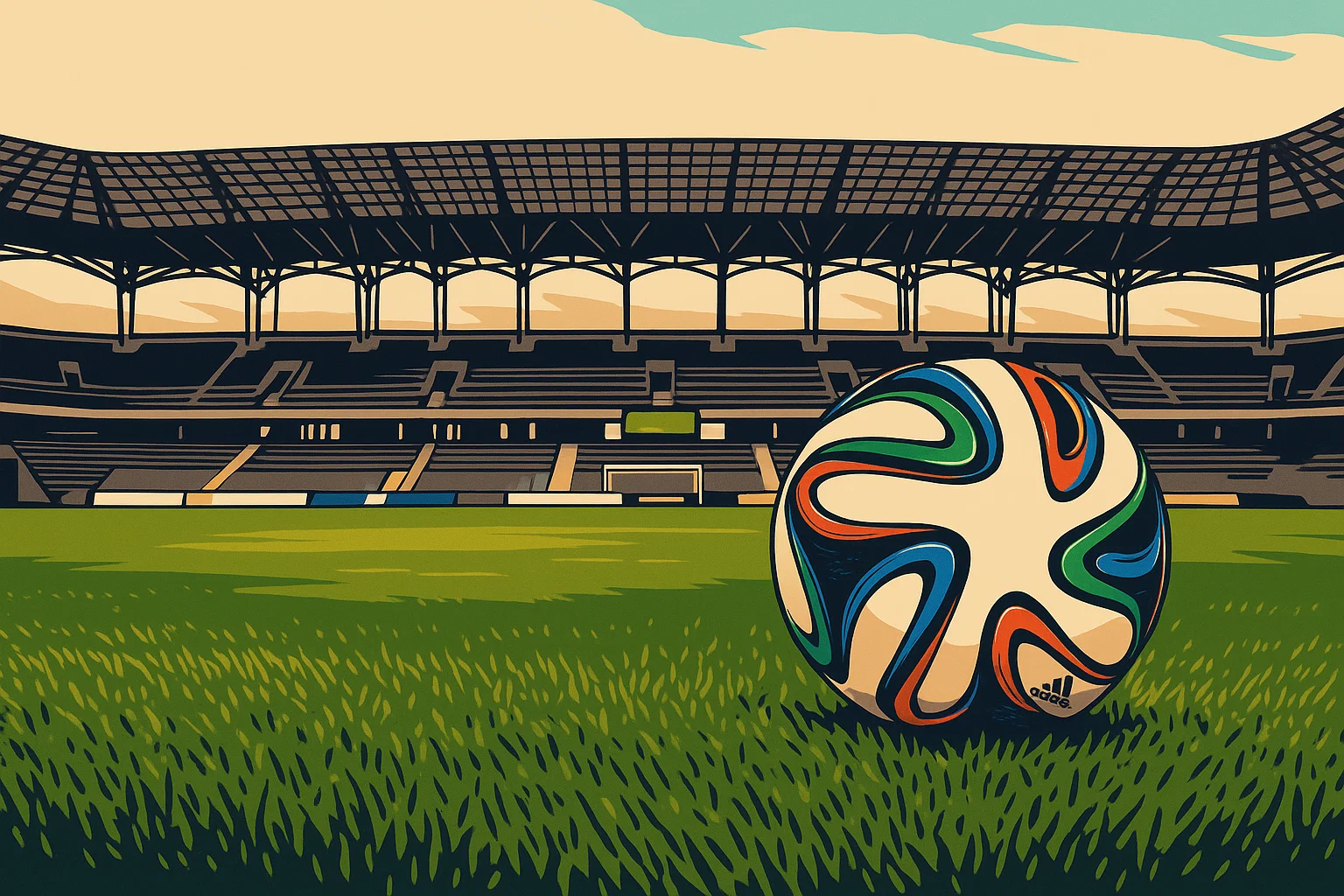 Ilustrasi - Jadwal pertandingan sepak bola malam ini.