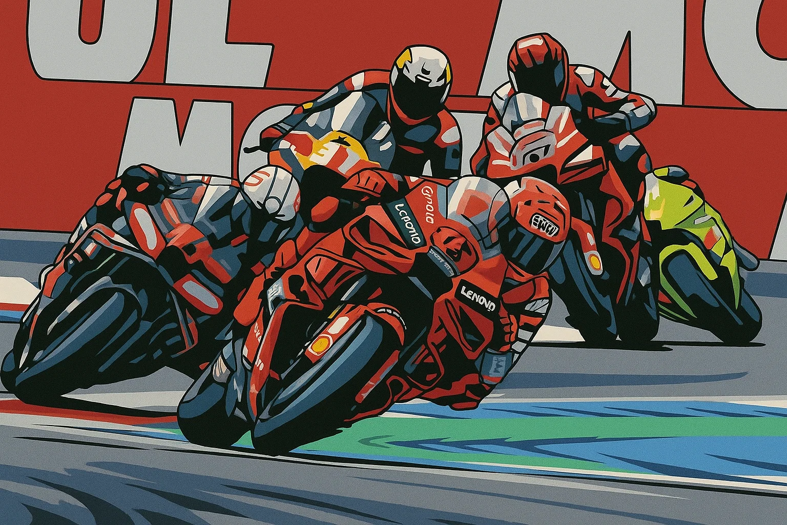 Ilustrasi - Pembalap MotoGP Ducati Corse, Francesco Bagnaia (nomor 63) saat beraksi di sirkuit Assen, Belanda, Minggu (29/6/2025).