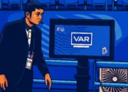 Ilustrasi - Penampakan layar VAR jelang dimulainya laga leg kedua semifinal Championship Series BRI Liga 1 2023/2024 antara Borneo FC menghadapi Madura United di Stadion Batakan, Balikpapan, Kalimantan Timur, Minggu (19/5/2024).