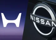 Image Credit Carscoops - Logo Honda dan Nissan.