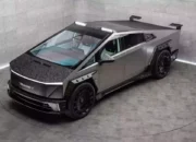 Tesla Cybertruck racikan Mansory terlihat ekstrem. (Mansory)