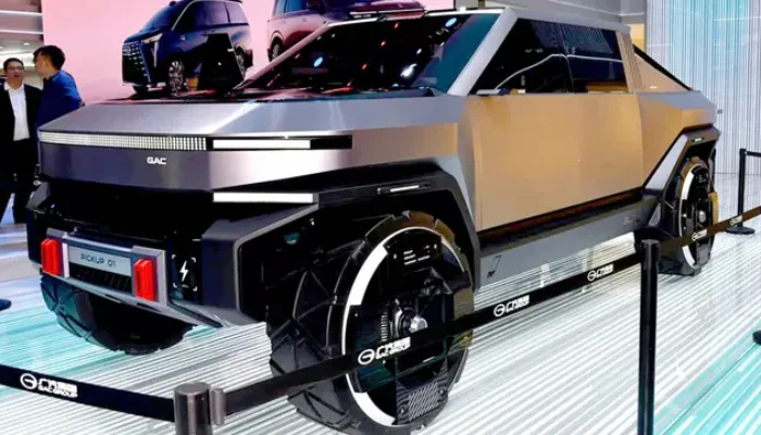 GAC Pickup 01 Siap Tantang Tesla Cybertruck, Truk Listrik Futuristik Meluncur 2027