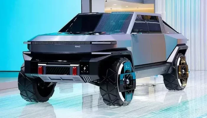 GAC Pickup 01, Pesaing Tesla Cybertruck dari China, Siap Tunjukkan Kemampuan Off-Road Futuristik