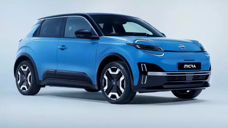 Penampakan Nissan Micra versi full listrik yang didesain oleh Nissan Eropa dan siap mengaspal pada akhir 2025. (Arena EV)