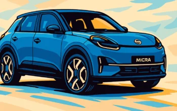Ilustrasi - Penampakan Nissan Micra versi full listrik yang didesain oleh Nissan Eropa dan siap mengaspal pada akhir 2025.