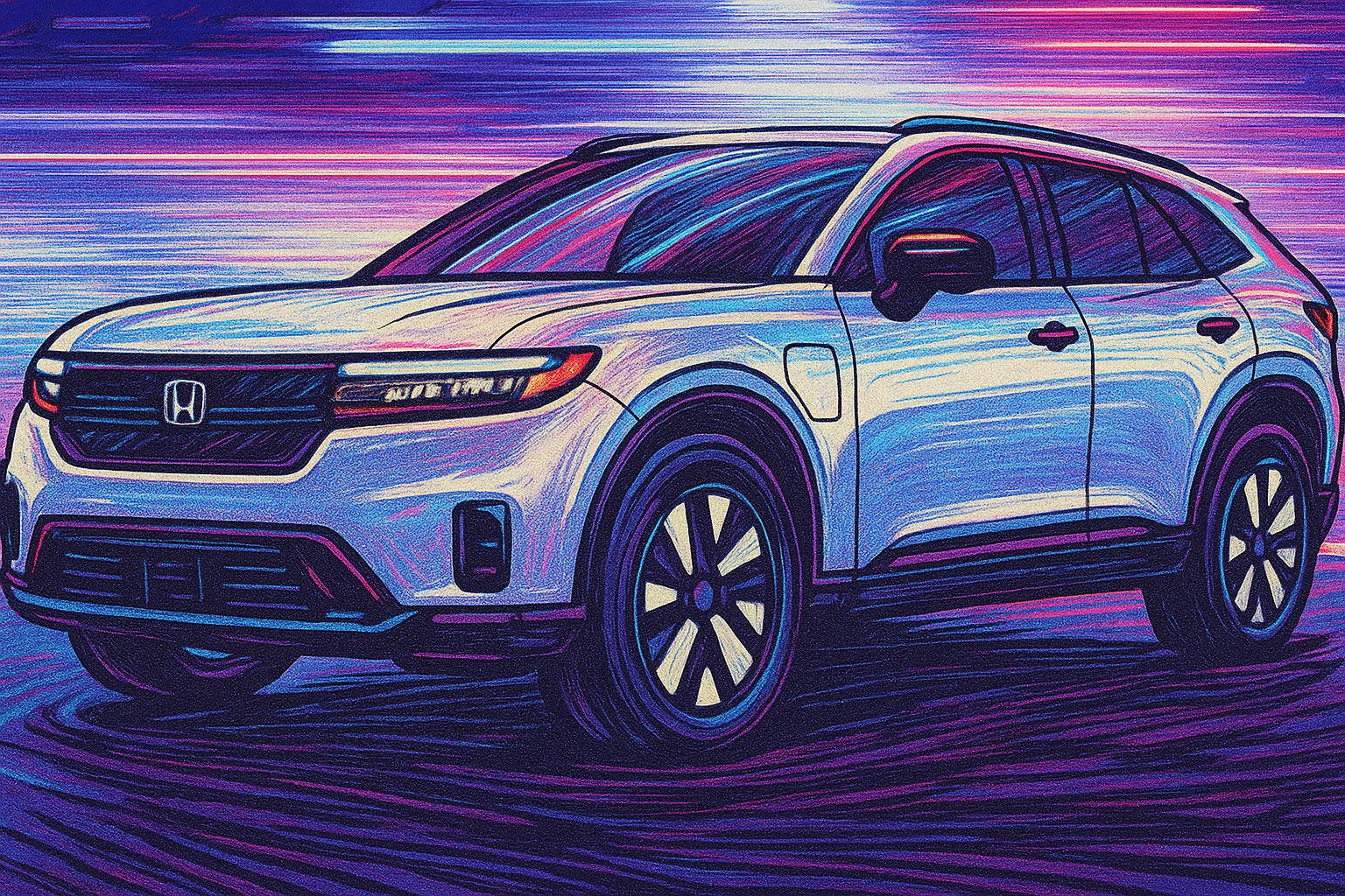 Ilustrasi - Honda Prologue resmi jadi SUV listrik pertama Honda.