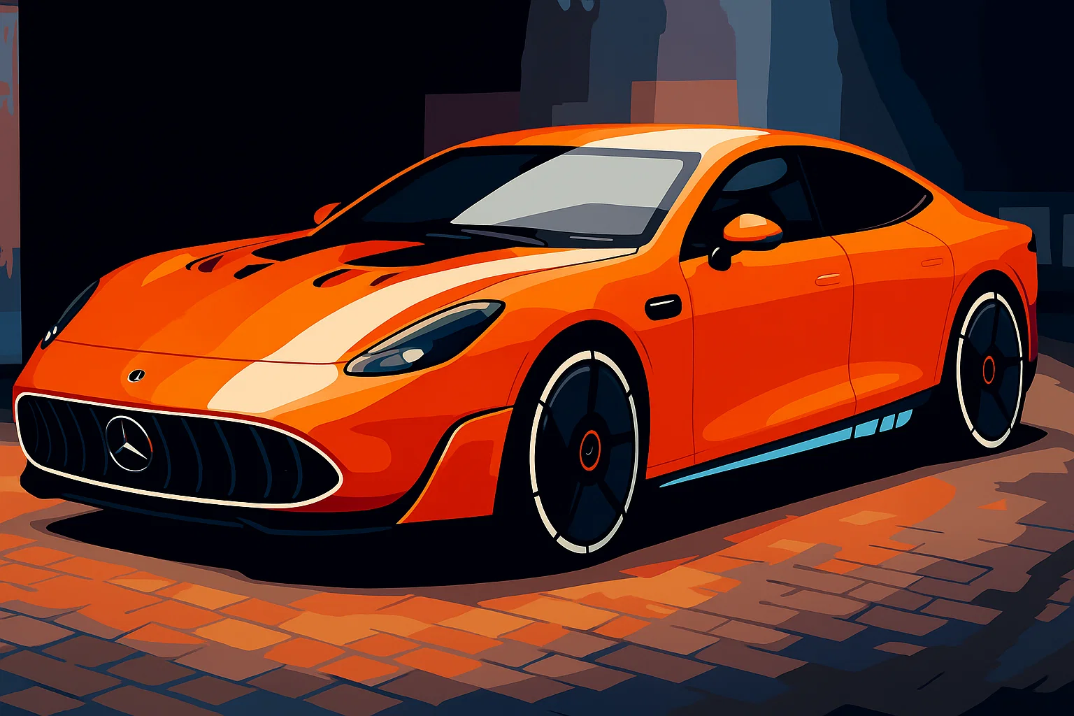 Ilustrasi - Mercedes-AMG GT XX Concept disiapkan untuk melawan Porsche Taycan.