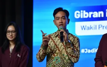 Wakil Presiden (Wapres) Gibran Rakabuming Raka menghadiri Studium Generale bertajuk Creative Job Opportunity with AI yang diselenggarakan di Auditorium Kampus Anggrek, BINUS University, Jakarta Barat, pada Jumat (2/5) (Biro Pers, Media, dan Informasi Sekretariat Wakil Presiden)