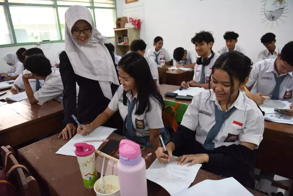 Ilustrasi siswa SMA. (Antara/Indrianto Eko Suwarso)