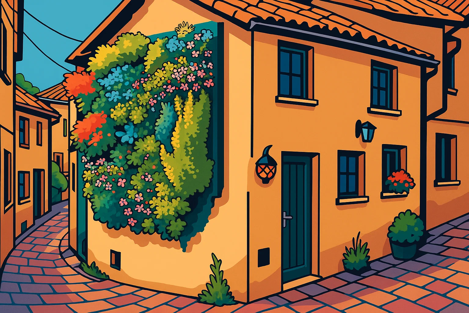 Ilustrasi - Desain Rumah Cantik Sederhana Tapi Elegan Meski Berada di Gang.