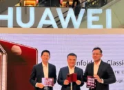 Peluncuran Huawei Mate XT Ultimate Design. (Liputan6/Reanthonio Oktovier Sinanu)