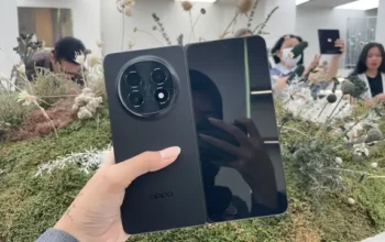 Oppo Find N5 yang siap meluncur di pasar Indonesia. (Liputan6/Dinda Ariyani)