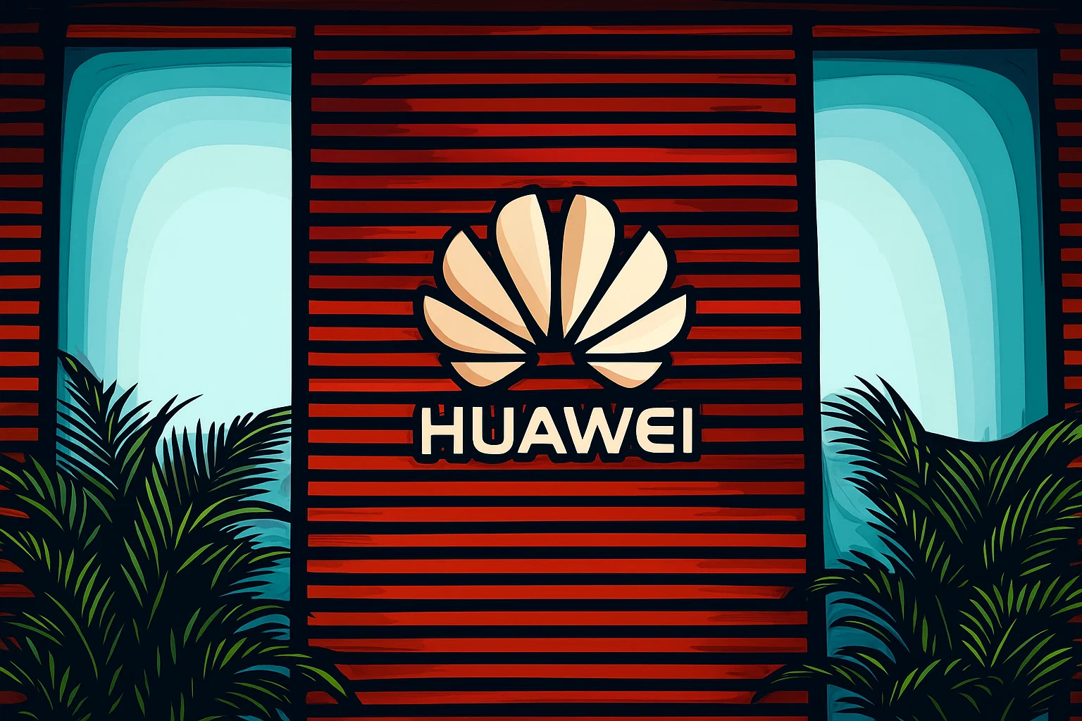 Ilustrasi - Logo Huawei
