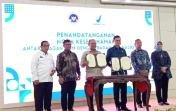 Image Credit SC/Istimewa - Penandatanganan MoU antara BPOM dan BGN untuk program makan bergizi gratis.