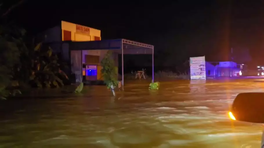 Image Credit Istimewa - Kondisi banjir di Grobogan, Jawa Tengah, Rabu 22 Januari 2025.