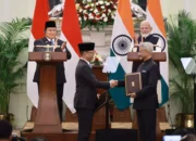 Momen Bersejarah: Prabowo dan Modi Tandatangani Lima MoU Pererat Kerja Sama Indonesia-India