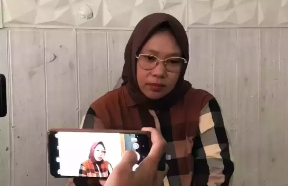 Image Credit Eka Jaya Saputra/Beritasatu - Istri Sandy Permana, Ade Andriani.