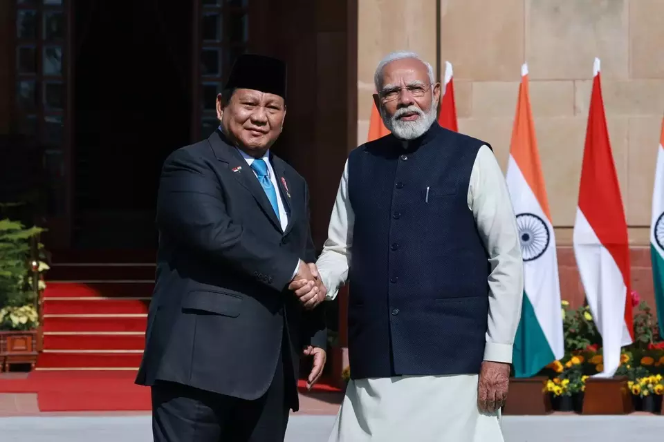 Image Credit Istimewa - Presiden Prabowo Subianto melaksanakan pertemuan kenegaraan dengan Perdana Menteri India Narendra Modi di kediaman kenegaraan India, Hyderabad House yang terletak di New Delhi, Sabtu, 25 Januari 2025.