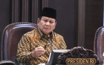 Image Credit Hafidz Mubarak A/Antara - Presiden Prabowo Subianto memberikan arahan saat sidang kabinet paripurna di Kantor Presiden, Jakarta.