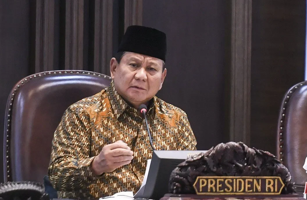 Image Credit Hafidz Mubarak A/Antara - Presiden Prabowo Subianto memberikan arahan saat sidang kabinet paripurna di Kantor Presiden, Jakarta.