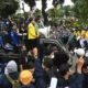 Image credit Antara - Sebanyak 775 personel dikerahkan untuk mengamankan aksi demonstrasi aliansi mahasiswa yang tergabung dalam BEM SI di Patung Kuda, Monas, Jakarta Pusat.